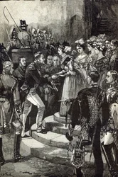 Empfang von Louis Philippe im Windsor Castle